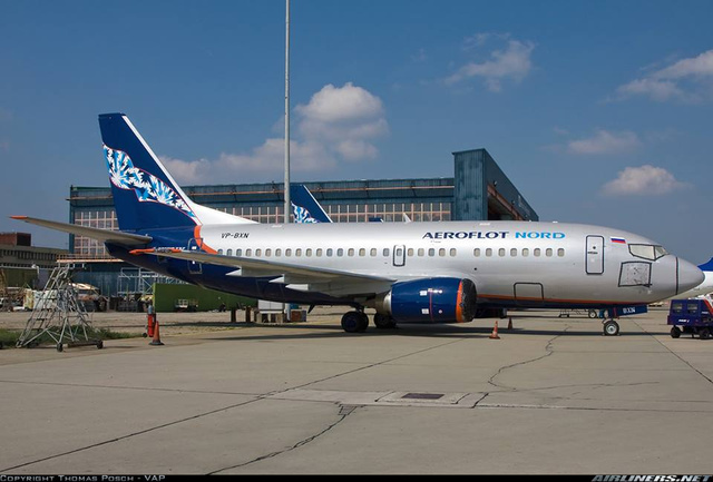 A Solyom Airlines által bérelt gép a felújítás előtt