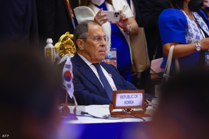 Szergej Lavrov a találkozón
