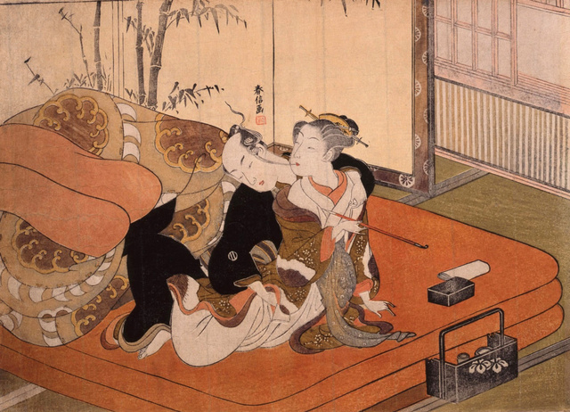 Japánban a művészetben sem volt tabu az erotika