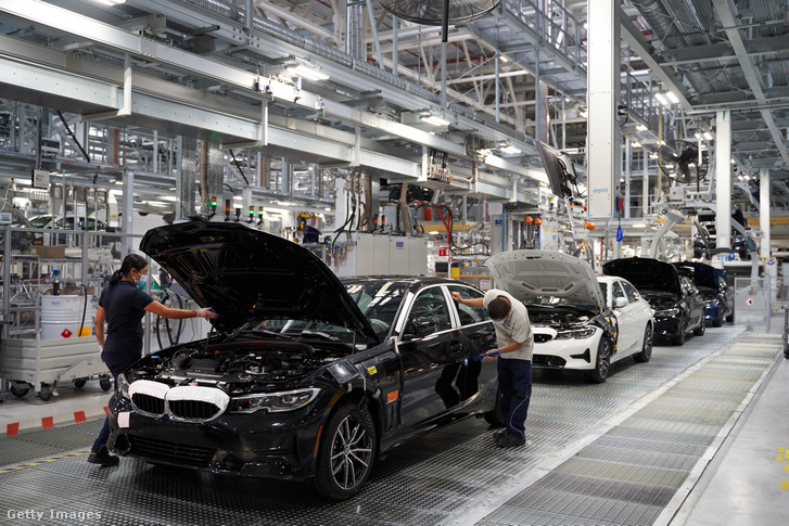 A BMW gyártóüzeme 2021. április 21-én