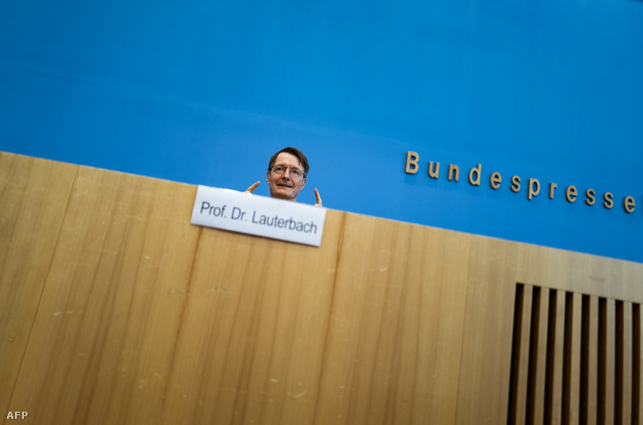 Karl Lauterbach német egészségügyi miniszter 2022. október 26-án