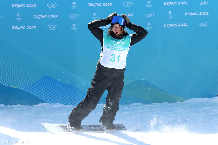 Kozuback Kamilla a pekingi téli olimpián.