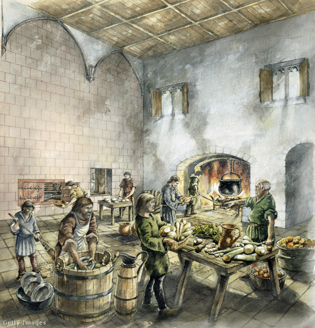 A középkorban a királyi lakomákra csak megbízható emberek készíthették el az ételeket