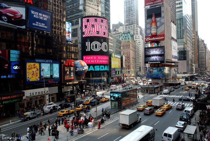 A New York-i Times Square 2004 áprilisában