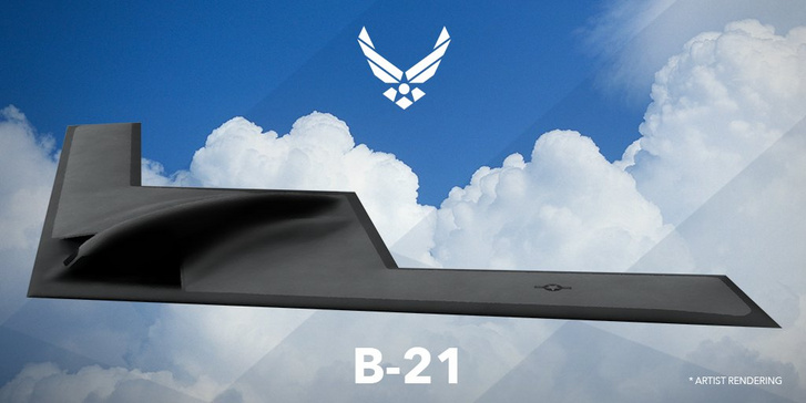 Artist Rendering B21 Bomber Air Force Official