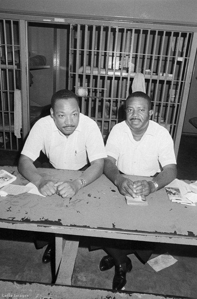 Martin Luther King és Ralph Abernathy tiszteletesek a St. Augustine-i börtönben