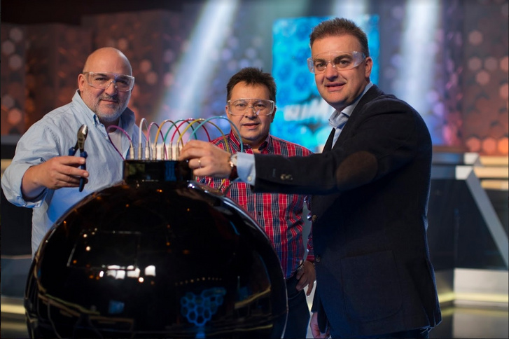 A Show&Game tulajdonosai: Koós György, Oláh Károly és Závodszky Zoltán