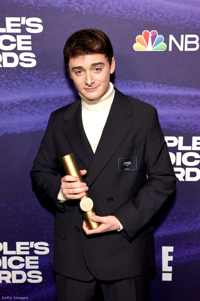 A fiatal színész a fiatal tévésztárnak járó díjat vehette át.