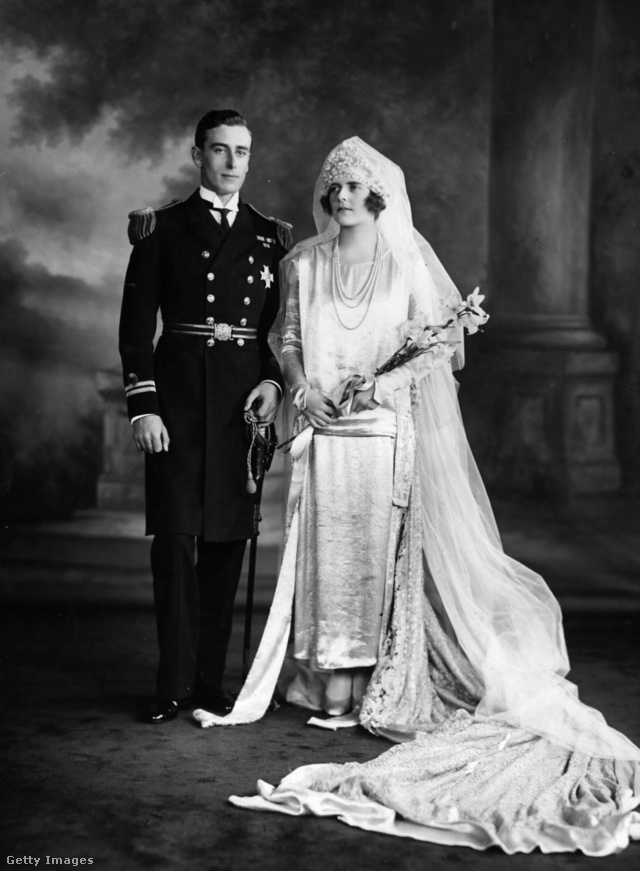 Lord Mountbatten és Edwina Ashley esküvőjükkor