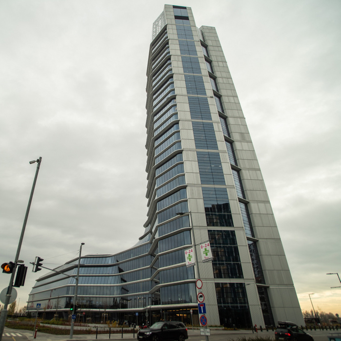 Lenyűgöző a kilátás a Mol Campus 29 emeletes toronyházából