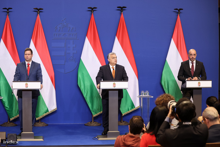 Gulyás Gergely, Orbán Viktor és Kovács Zoltán