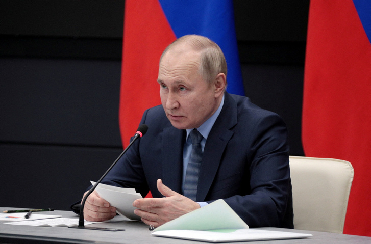 Vlagyimir Putyin 2022. december 23-án