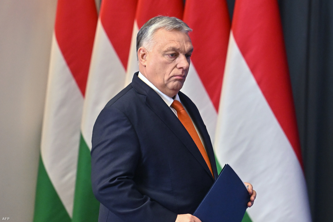 Orbán Viktor budapesti sajtótájékoztatón 2022. december 21-én