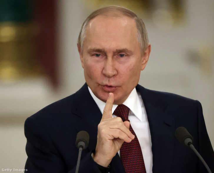 Vlagyimir Putyin 2022. december 22-én