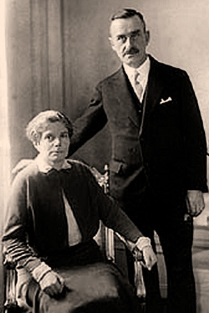 Thomas Mann és felesége, Katia