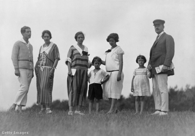Thomas Mann a családjával 1925 körül