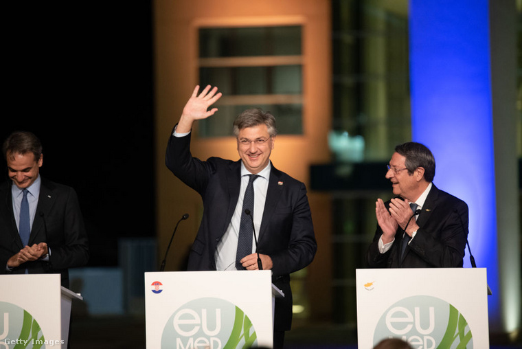 Andrej Plenkovic, horvát kormányfő. (Fotó: Europa Press News / Getty Images Hungary)
