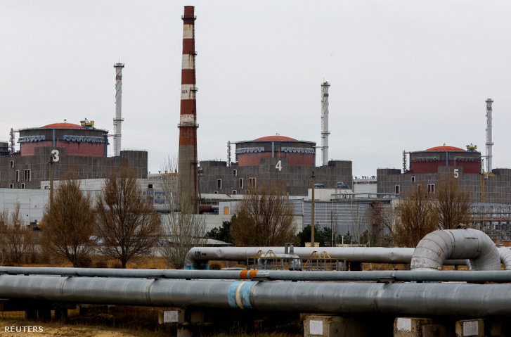 A Zaporizhzsja Atomerőmű Ukrajnában 2022. november 24-én