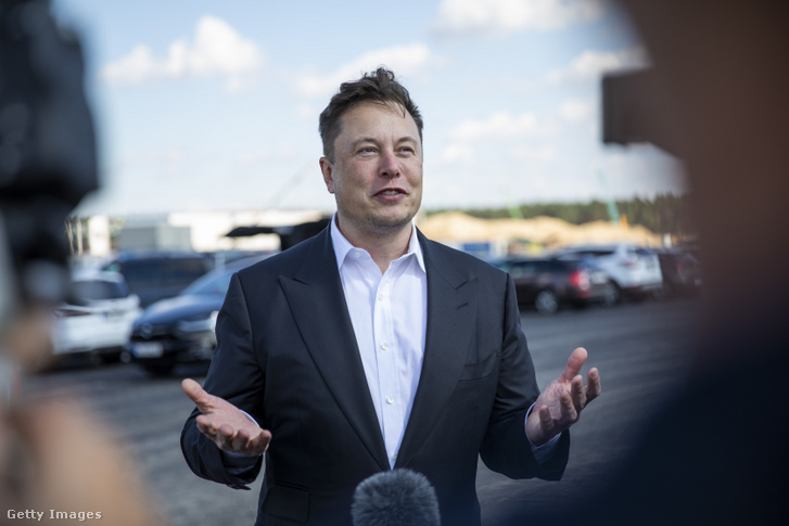 Elon Musk 2020. szeptember 3-án