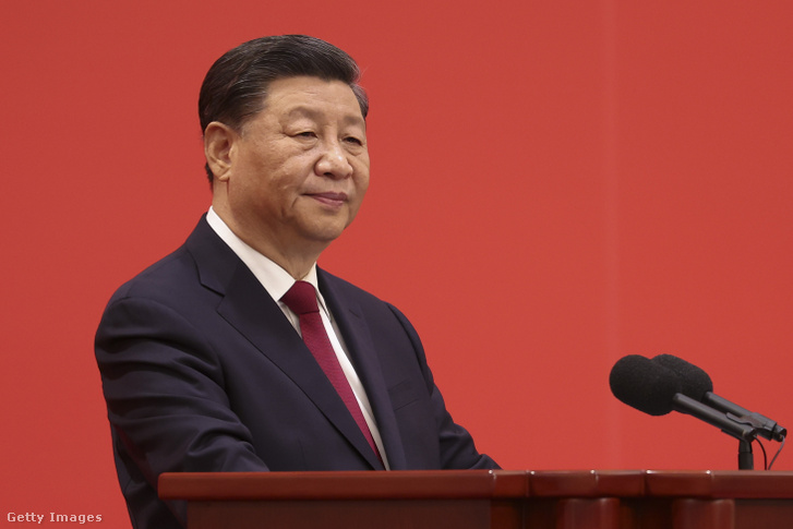 Hszi Csin-ping kínai elnök 2022. október 23-án