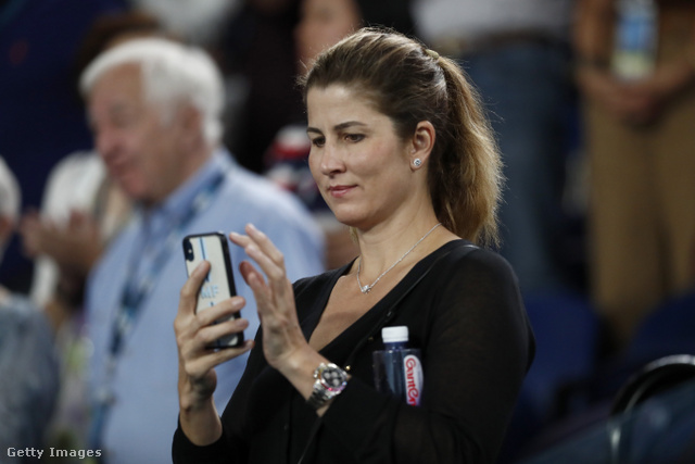 Federer felesége, Mirka korábban versenyszerűen teniszezett