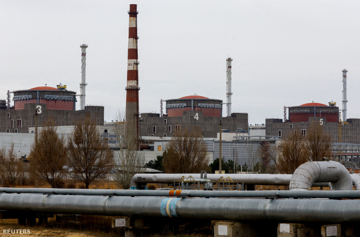 A zaporizzsjai atomerőmű 2022. november 24-én