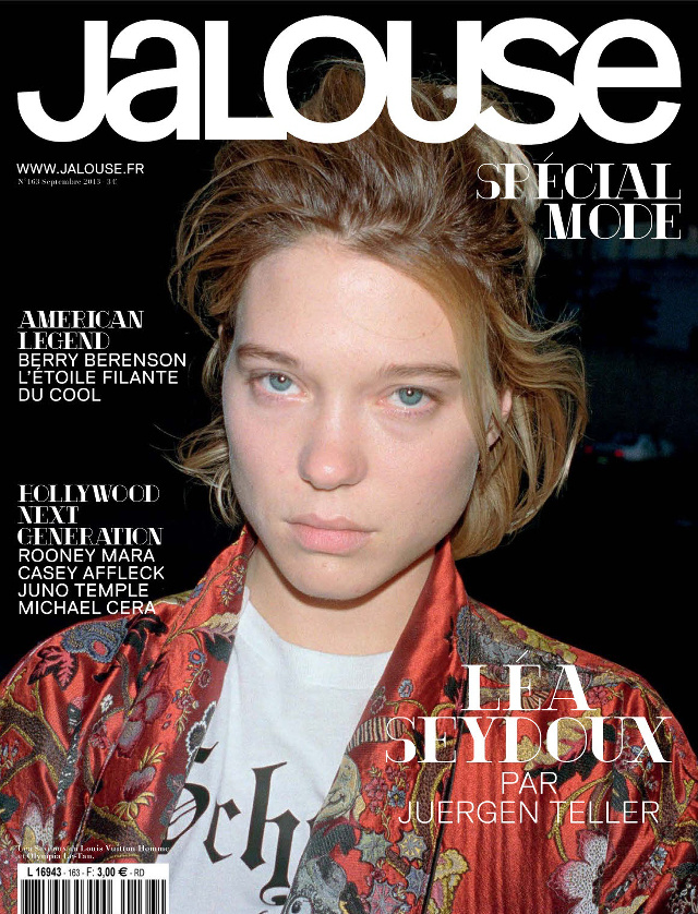 Lée Seydoux smink nélkül a Jalouse címlapján. Vajon ez az új irány vagy egyszeri figyelemfelkeltés volt?