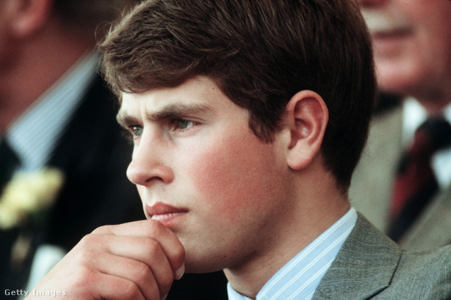 Eduárd herceg 1982-ben lovakat szemlél egy versenyen