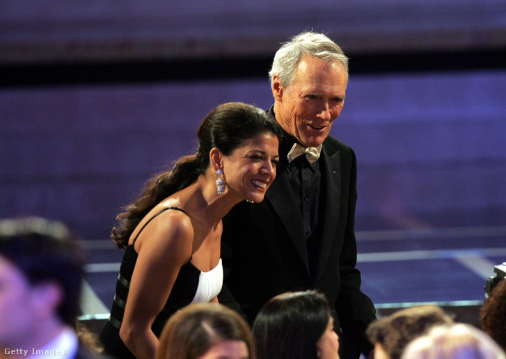 Clint Eastwood és felesége Dina Ruiz-Eastwood