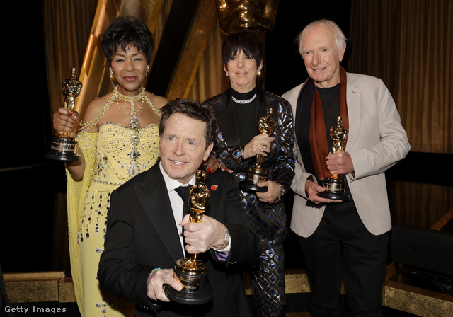 A Parkinson-kóros Michael J. Fox tavaly tiszteletbeli Oscart kapott