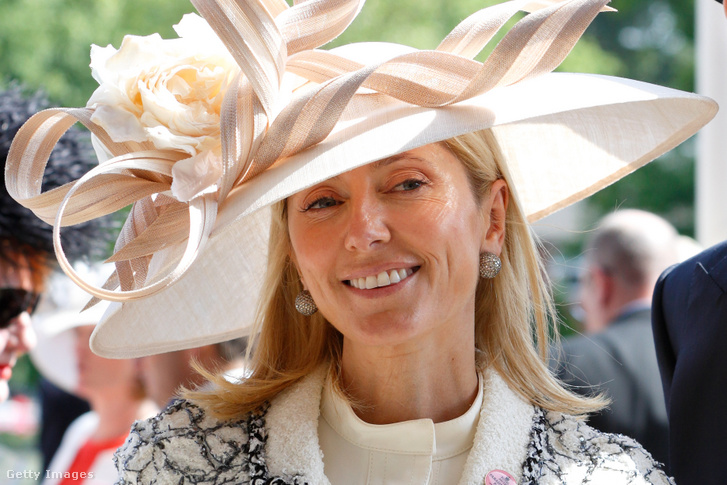 Marie-Chantal görög koronahercegné a Royal Ascot derbin 2015. június 2-án