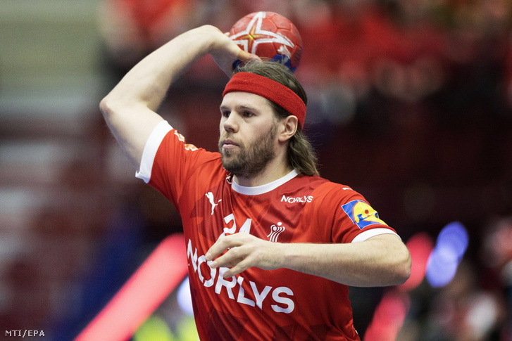Mikkel Hansen dán válogatott kézilabdázó 2023. január 15-én
