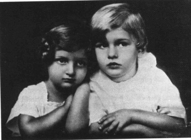 Szenes Hanna és bátyja gyermekkorukban