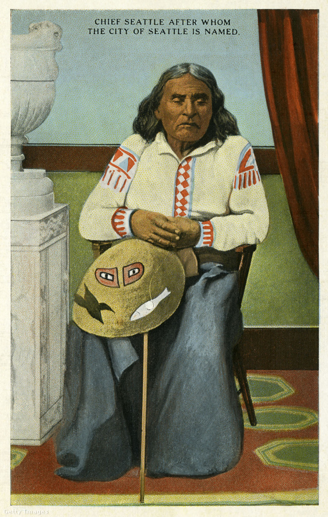 A Seattle törzsfőnökről (1780 körül – 1866) fennmaradt egyetlen fénykép