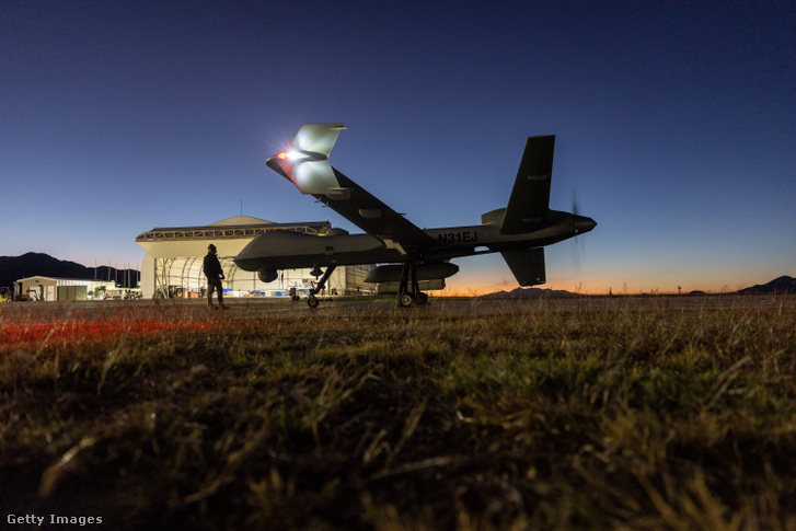 MQ-9 Reaper drón 2022. november 4-én az arizonai Fort Huachucában