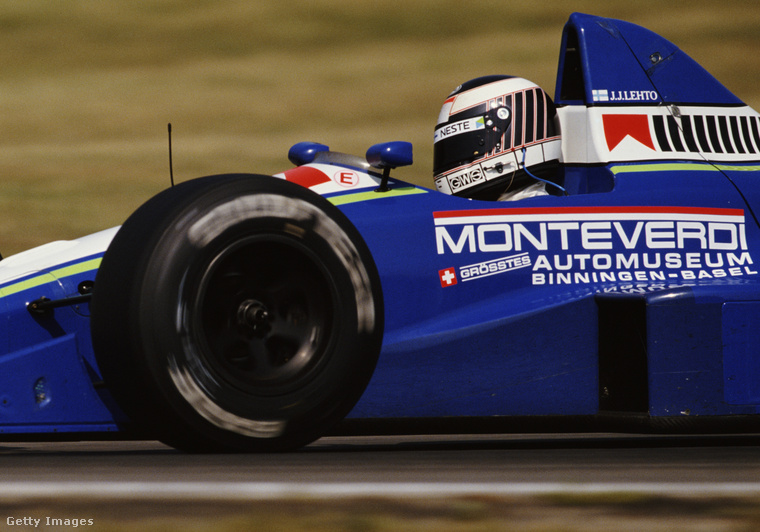 A finn JJ Lehto rémlik még valakinek? Le Mans-ban nagy mester volt, de itt még a Monteverdi Onyx csapat Ford V8-cal szerelt ORE-2 volánja mögött látjuk az 1990-es Német Nagydíjon