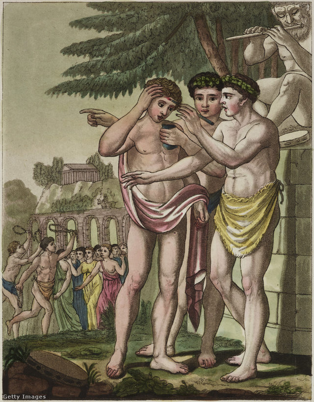 „Nőostorozás” lupercalia ünnepén az ókori Rómában.