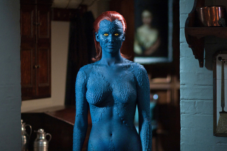 Jennifer Lawrence – MystiqueLawrence a kék bőrű alakváltót alakítja mind a négy X-Men filmben