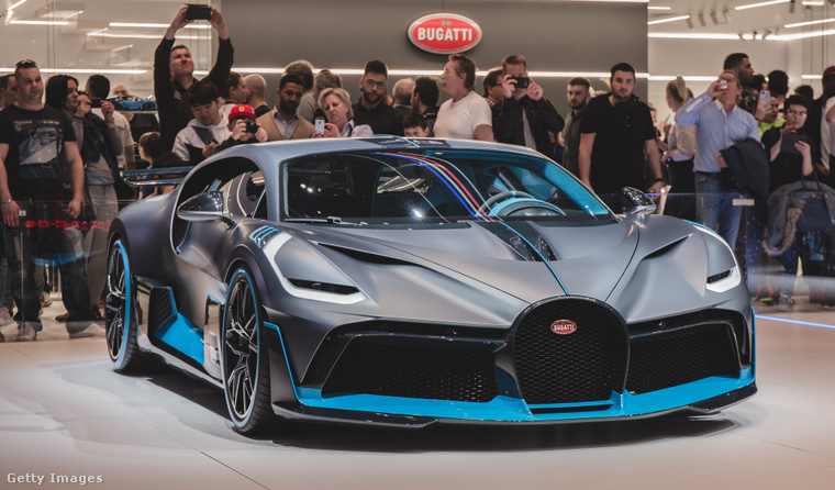 Az utolsó eladott Bugatti Divo. (Fotó: Martyn Lucy / Getty Images Hungary)