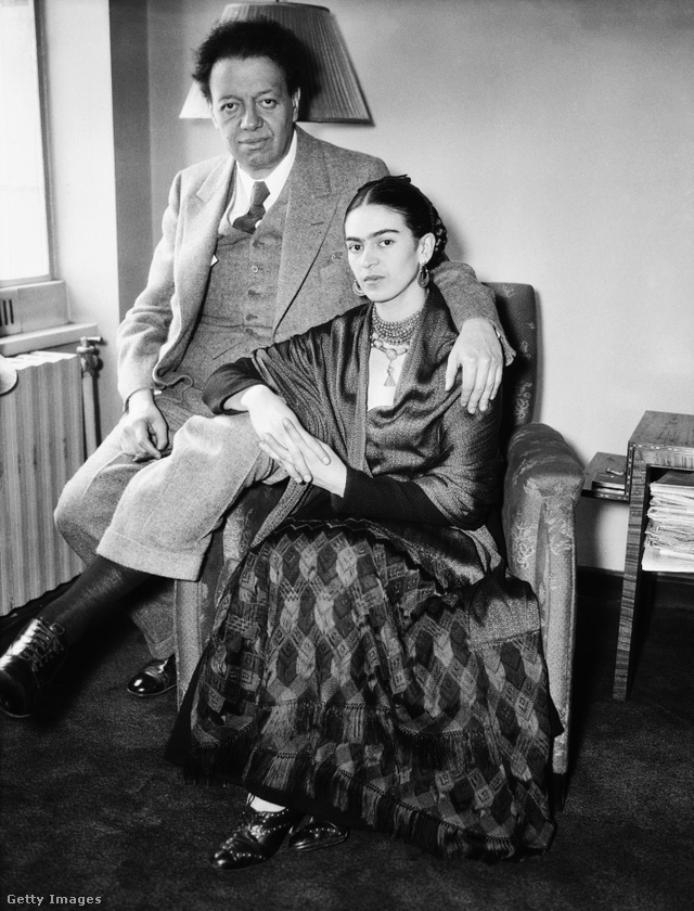 1939: Diego Rivera és felesége, Frida Kahlo