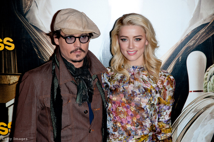 Johnny Depp és Amber Heard 2011. november 8-án