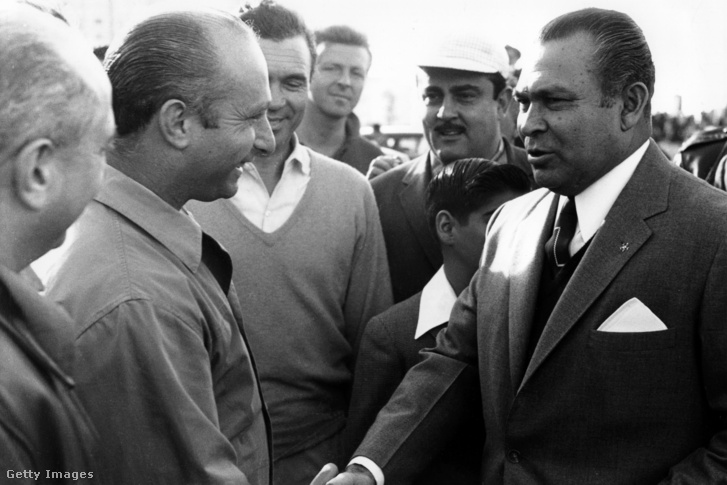 Juan Manuel Fangio és Fulgencio Batista