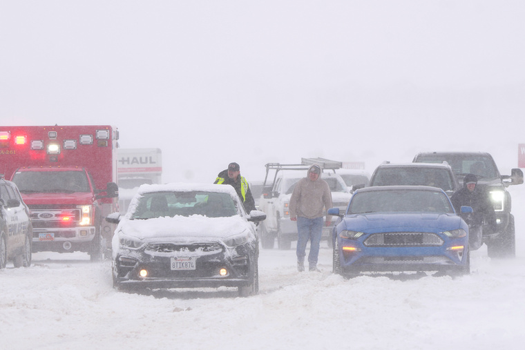 Utahban komoly fennakadásokat okoz a hóvihar