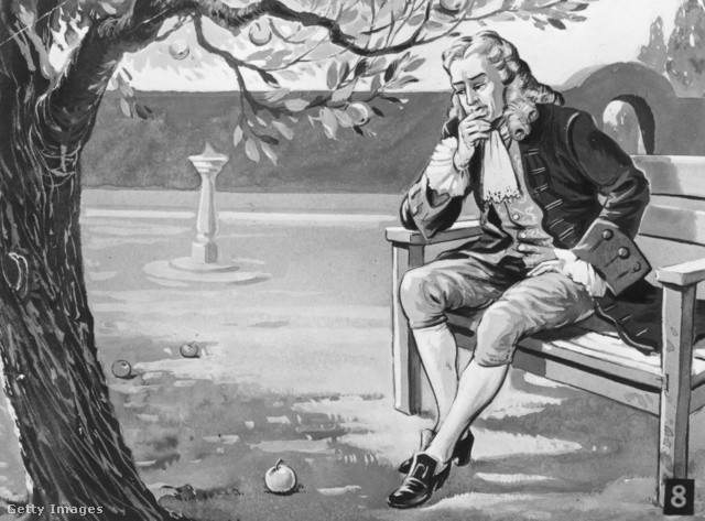 Sir Isaac Newton (1643–1727) és az alma