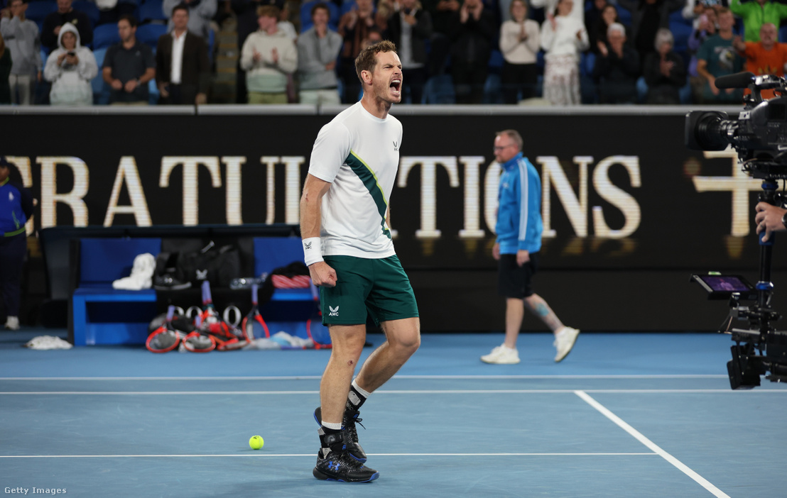 Andy Murray a 2023-as Australian Openen sem ismerte a lehetetlen szót