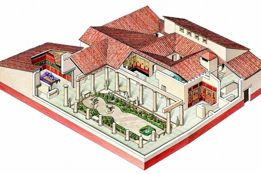 Hogyan nézhetett ki a Vettiusok háza az első században, mielőtt a Vezúv i. sz. 79-es kitörése be nem temette? A ház körülbelül 1100 négyzetméteren terül el, egy korábbi épület maradványaira épült.
