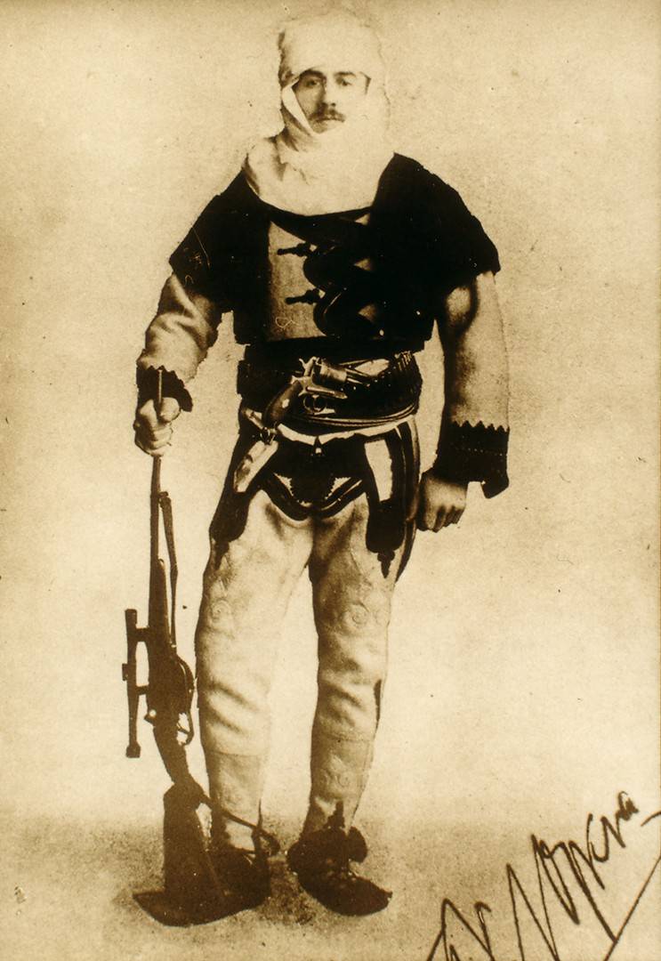 Baron Franz Nopcsa in Albanian uniform