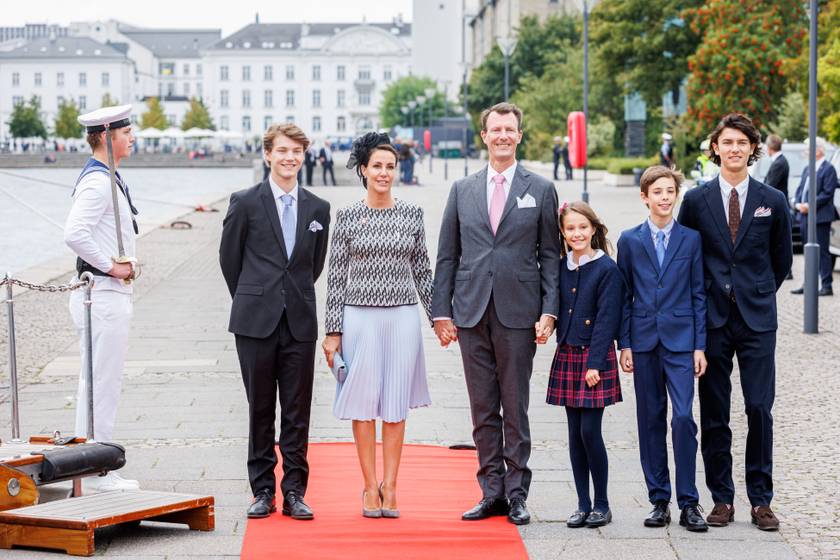 Joakim dán herceg és családja.