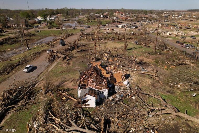 Based on early data, the tornado was initially rated an EF-4, the National Weather Service office in Jackson, Mississippi, said Saturday night.