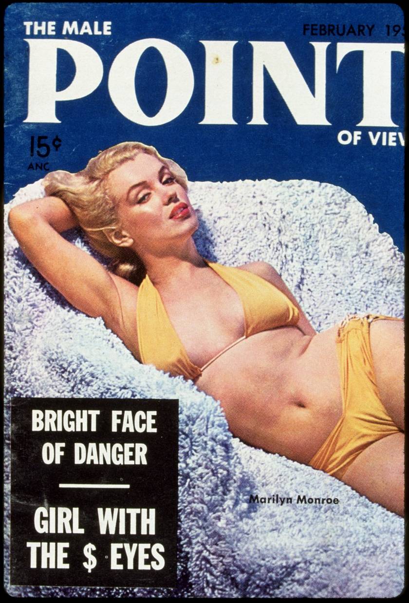 1956 februárjában a The Male Point Of View címlapján szerepelt.